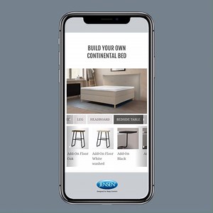 1K views · 17 reactions | Choose bed, fabrics, legs, headboard and even room design to assure the bed goes with your style – without even visiting a store. With our online feature, Build your own bed, you can easily customize your dream bed from home. It's not just a bed - it's a Jensen. | Jensen Beds | Facebook
