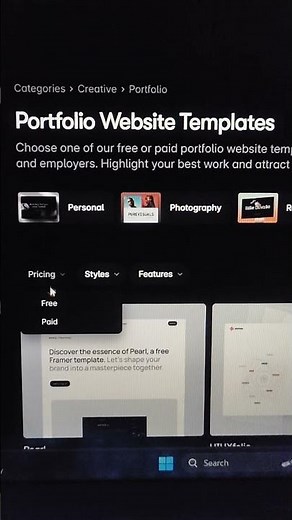 Build your Design Portfolio in just 10 minutes for FREE!! #uiux #uidesignlearning #portfolio #framer