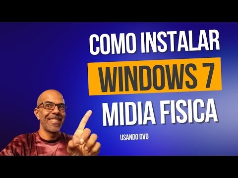 How to install Windows 7 using the CD.