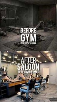 Luxury Barber Shop Transformation | Cinematic Barbershop Interior Design