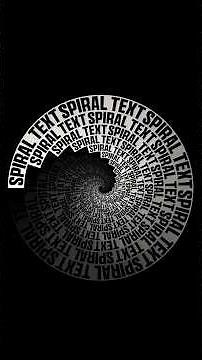 "Illustrator Spiral Text Effect Tutorial: Quick and Easy"