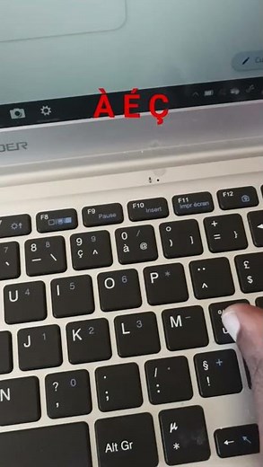 Comment faire À Ç É È Á majuscules AZERTY Clavier
