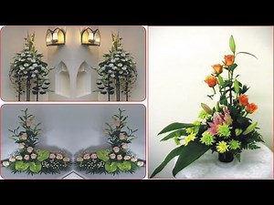 Elegant & Affordable Floral Ideas || Simple Church Flower Arrangements for Altars
