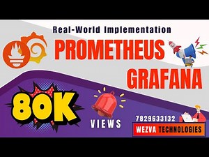 Monitoring using Prometheus & Grafana | ADAM Wezva Technologies | 78296 33132 #trending #new #devops
