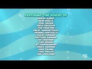 Bubble Guppies End Credits (FXX) [FANMADE]