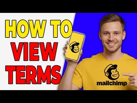 How To View Privacy And Terms In Mailchimp (Account Policies 2025)