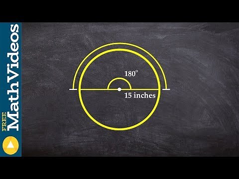 Using arc length formula to find the values for a circle