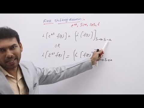 LAPLACE TRANSFOM FIRST SHIFTING THEOREM & PROBLEMS IN ENGLISH