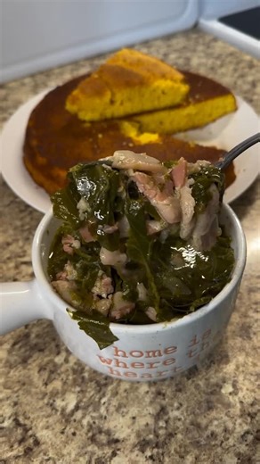 Pull Time Crew™️ | Southern style collard green and corn bread! This is how we whip them up in our neck of the woods at the PTC Cabin🤤 Collard Greens This... | Instagram