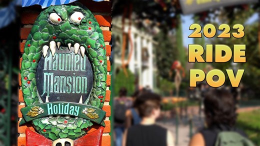 Disneyland Haunted Mansion Holiday POV NEW Gingerbread house