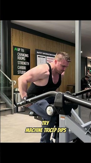 Quick Tricep Gains with Machine Tricep Dips