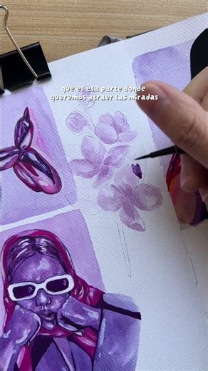 🌸 Mini tip de acuarela #arteparaprincipiantes #colorart #dibujo #arte #art