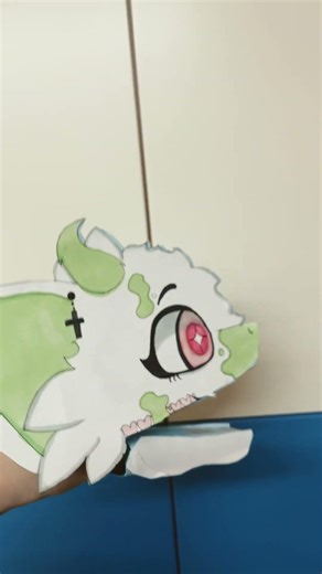 My first ever dragon puppet!!!Thank you sunset Sara dragons for the tutorial!