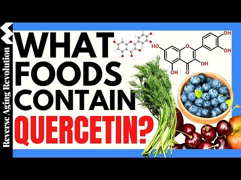 WHAT NATURAL FOODS Contain QUERCETIN? | Senolytic & SIRT1 Activator | Reverse Aging Revolution