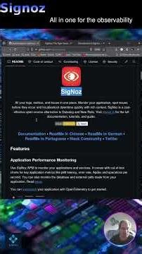 Signoz: all your observability at the same place
