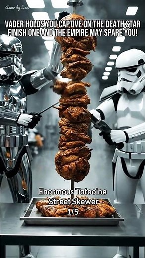 Star Wars ASMR | Vader's Giant Food Challenge