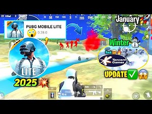😱Pubg Lite New 0.28.0🤯 Winter❄ Update 2025 | Pubg Mobile Lite 0.28.0 Tencent Update 2025 🔥