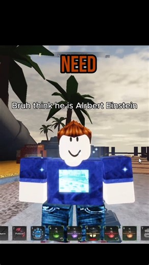 😂 Bro thinks he is Albert Einstein #roblox #funny