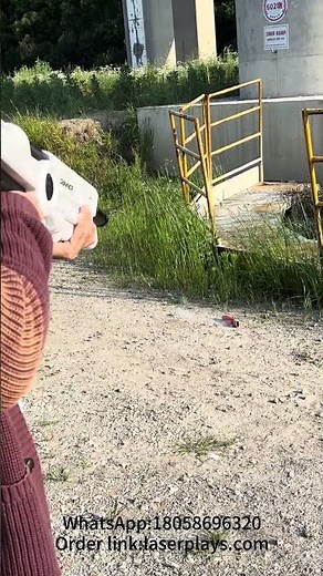 Laser gun ignited in the field