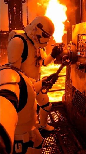 Lava Shift Chaos: Stormtrooper Maintenance Vlog #Mustafar #Vlog #TrooperLife