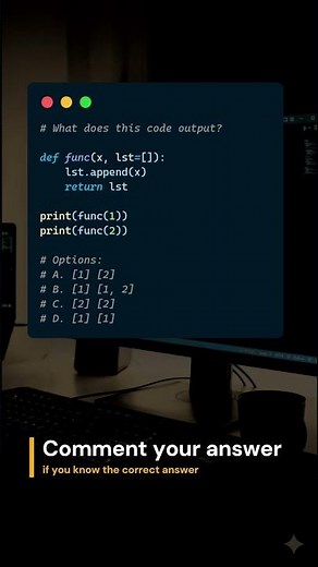 This Python Default Argument is EVIL! 😈 #python #coding