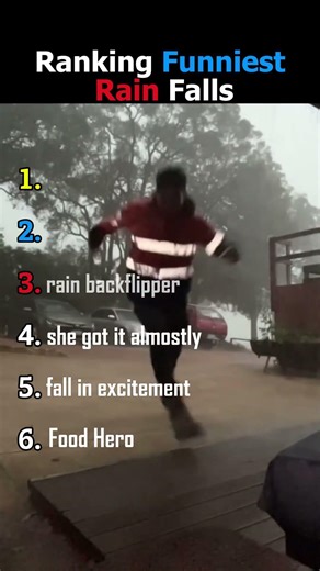 Ranking Funniest Rain Falls