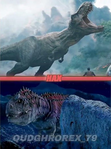 Rexy (JW) vs Disney Carnotaurus (Dinosaur 2000) #qudghrorex_79 #edit