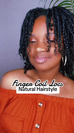 Finger Coil Locs: Natural Hairstyle Tutorial