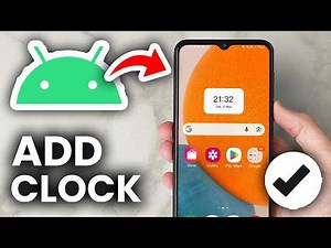How To Add Clock Widget To Home Screen On Android - Full Guide