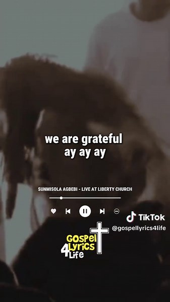 Gospellyrics4life (@gospellyrics4life) - Hallelujah ay ay ay #gospellyrics4life #sunmisolaagbegbi #christianmusic #gospelmusic