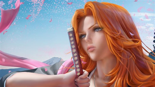 sakimichan绘画过程 第140期 松本乱菊