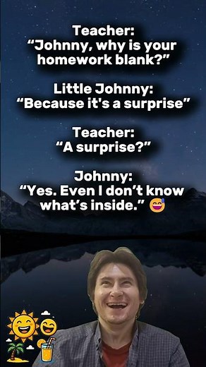 Little Johnny’s “Homework Surprise” 😂 | Funny Short Joke