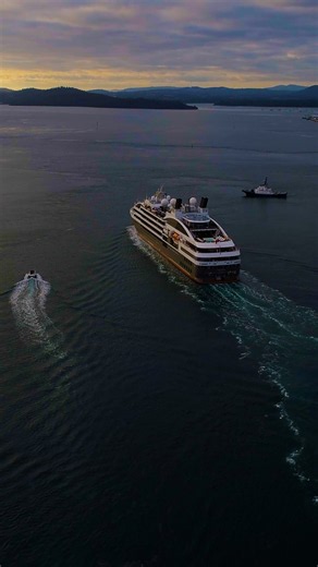Luxury ocean liners: Cruise ships in waters off Australia, Brazil, & Massachusetts | DroneTV