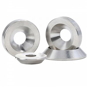 [Hot Item] Customized Gi Galvanized Steel Round Sheet Metal Stamping Bowl Washers Wafer Concave and Convex Washers Finishing Countersunk Washer