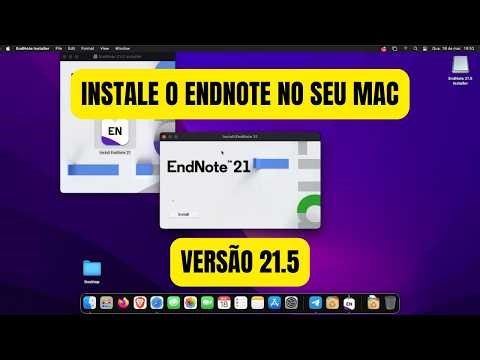Instalação EndNote 21.5 • Apple Mac OS - Intel / M1 M2 M3 M4 M5