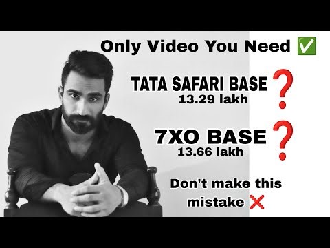 🤔TATA SAFARI 2026 PETROL BASE MODEL VS MAHINDRA 7XO BASE MODEL 🤔| WHICH ONE YO BUY