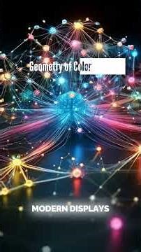 The Hidden Geometry of Color | Beyond the Rainbow #universe #shorts #geometry #colors #colorscope