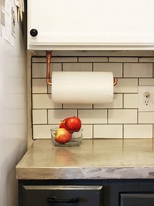 25 DIY Paper Towel Holder Projects For An Organized Space