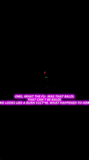 I didn't expect him to get me, but the game over screen was creepy too, #baldi #viral #baldisbasics