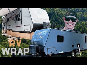 I Vinyl Wrapped My Sun Damaged RV Trailer