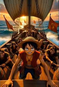 Monkey D. Luffy Finds a Secret Treasure Map | Pirate Story #MonkeyDLuffy #OnePiece #PirateStory