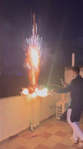 Diwali || Fire Cracker Failure || Crackling Anar || Roof Top || Celebration ||