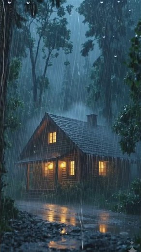 Beat Insomnia 😴🌧️ Heavy Rain and Thunder to Sleep and Relax #rainsoundsforsleeping #rain #rainsounds