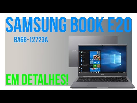 Notebook Samsung Book E20 Celeron 5205U 4GB 500GB EM DETALHES!
