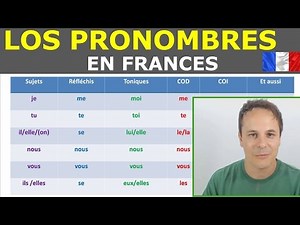Pronombres en frances.Gramatica francesa
