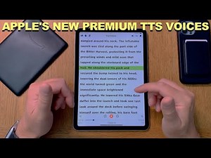 Voice Dream Reader vs Kindle App with Apple Neural Engine Voices - Text-To-Speech Comparison!