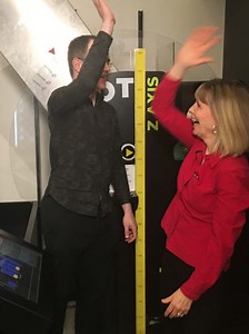 6.3K views | Donna Hanover stopped by MoMath to shoot some hoops at Hoop Curves! | MoMath: the National Museum of Mathematics | Facebook