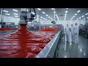 Inside a Factory: From Fresh Tomatoes to Rich Paste — The Making of Tomato Paste (Full Process)