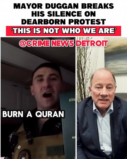 16K views · 538 reactions | Mike Duggan steps up — calling out intolerance & extremism following a controversial protest that shook Dearborn. ￼ ⁣ ‘There is no place for bigotry and extremism in Michigan,’ Duggan said, praising residents who stood strong in unity. ￼ ⁣ We want to hear from you  — Are community responses like these the key to stopping divisive tactics? ⁣ #Dearborn #Detroit | Crime news in detroit | Facebook