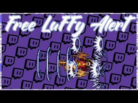 FREE ANIME ALERTS FOR TWITCH! (LUFFY) Download and Tutorial